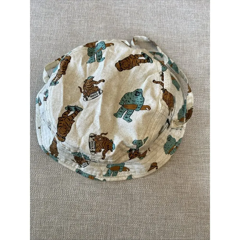 Dozer Kids Youth Toddler Bucket Sun Beach Hat Reversible Bigfoot Skateboard